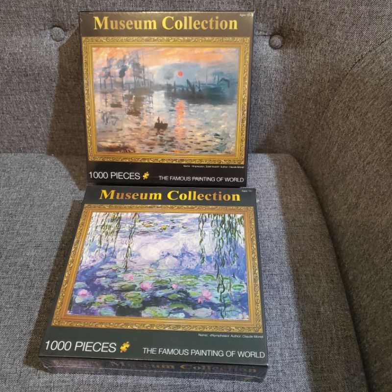 Tranh Ghép Xếp Hình 1000 Mảnh DIY Jigsaw Puzzle Màu Đẹp Sắc Nét Miếng Dày RandomCut 70x50 Mona Lisa Museum Collection
