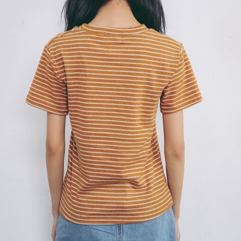 Áo Thun Nữ Cổ Tròn Kẻ Sọc 23542