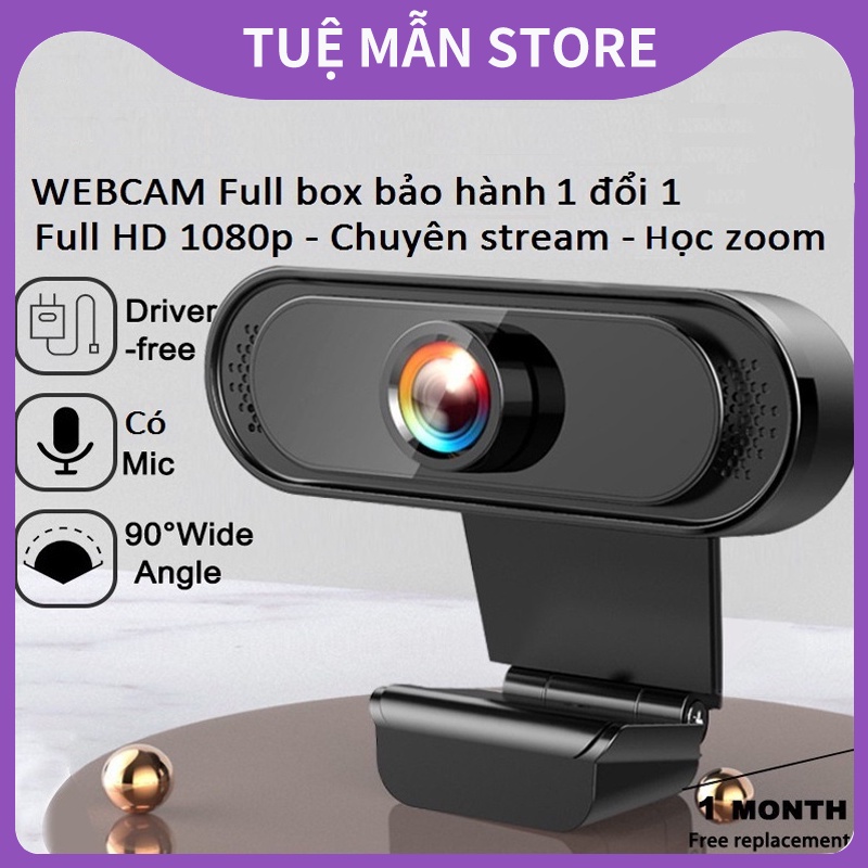 webcam camera máy tính để bàn,gắn ngoài cho laptop, máy tính, pc,máy cây có tích hợp mic hỗ trợ livestram full hd