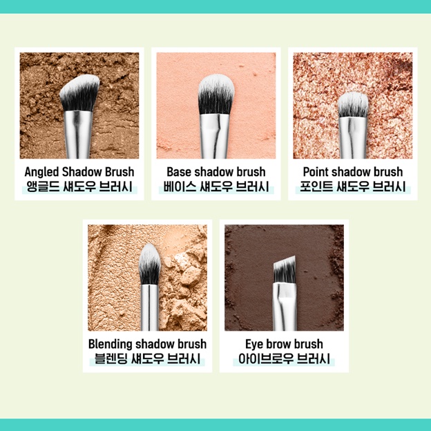 Fillimilli Eye Makeup Brush Set 5Pcs