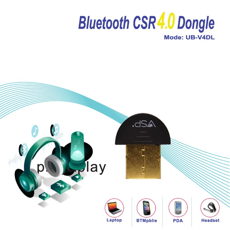 Bộ chuyển đổi USB Bluetooth CSR 4.0 Dongle UB-V4DL