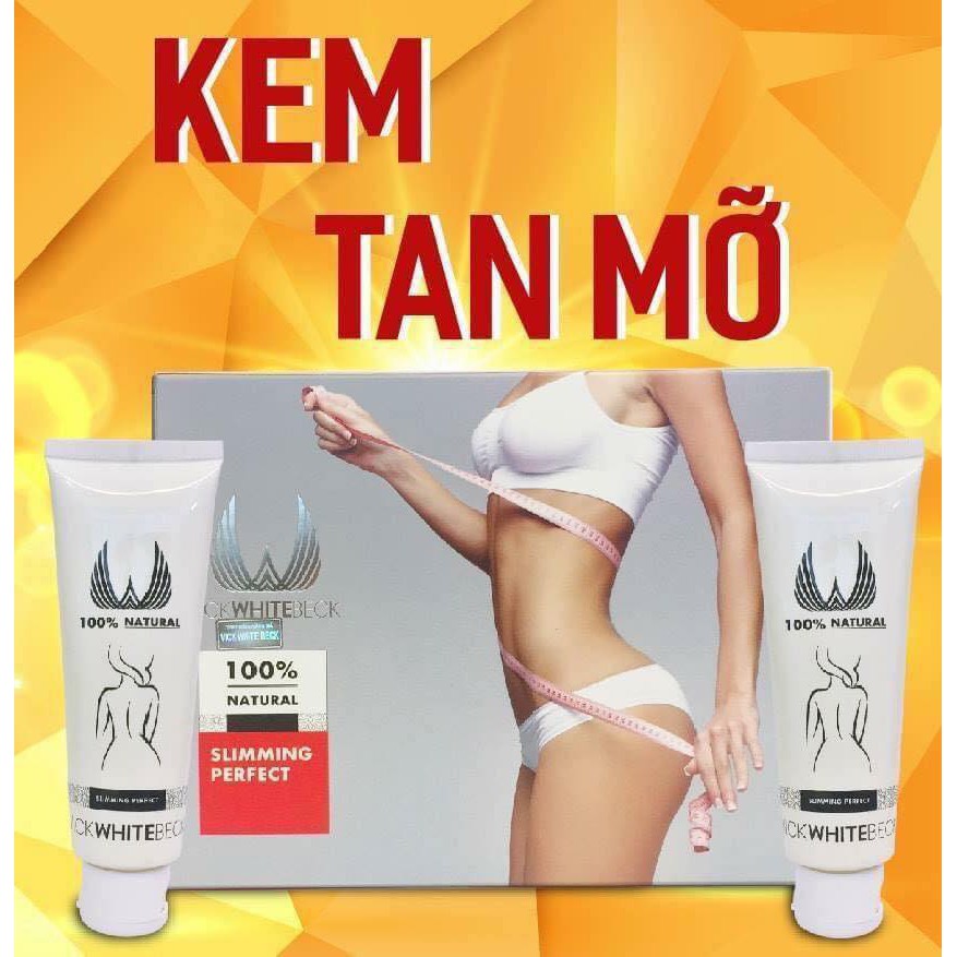 Kem tan mỡ vick white beck