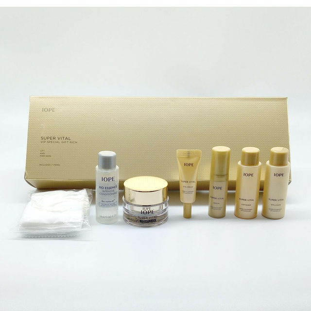 [ VIP 2022 ] Set dưỡng trắng thâm da trẻ hóa làn da IOPE SUPER VITAL 7 SẢN PHẨM