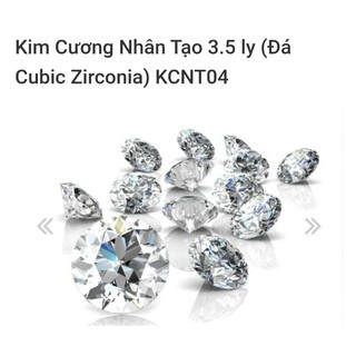 Kim cương nhân tạo cao cấp combo 2 viên 3.3mm