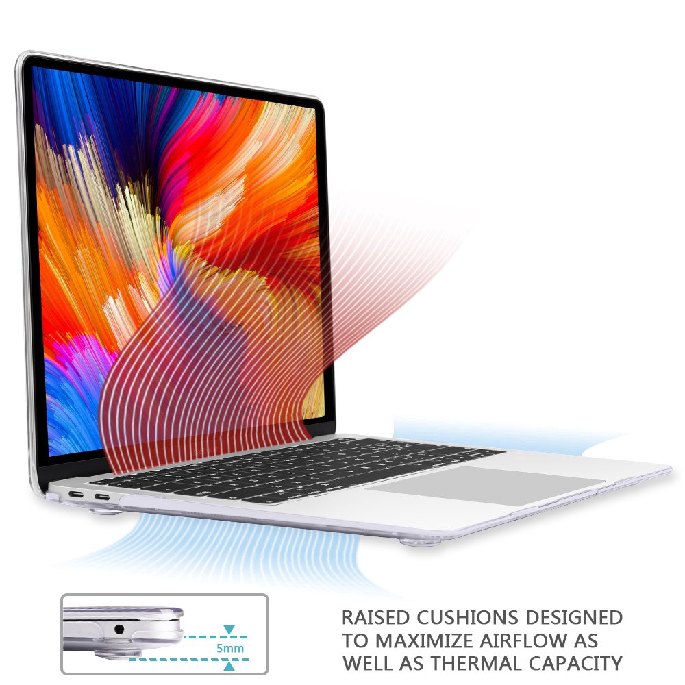 Vỏ bọc máy tính xách tay Macbook Pro 13&quot; 15&quot; Air 13&quot; 11 in hình dễ thương