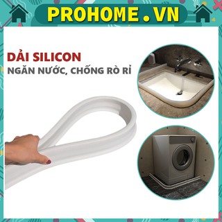 Thanh Silicon Chặn Tràn Nước Nhà Tắm - Kích Thước Tùy Chọn