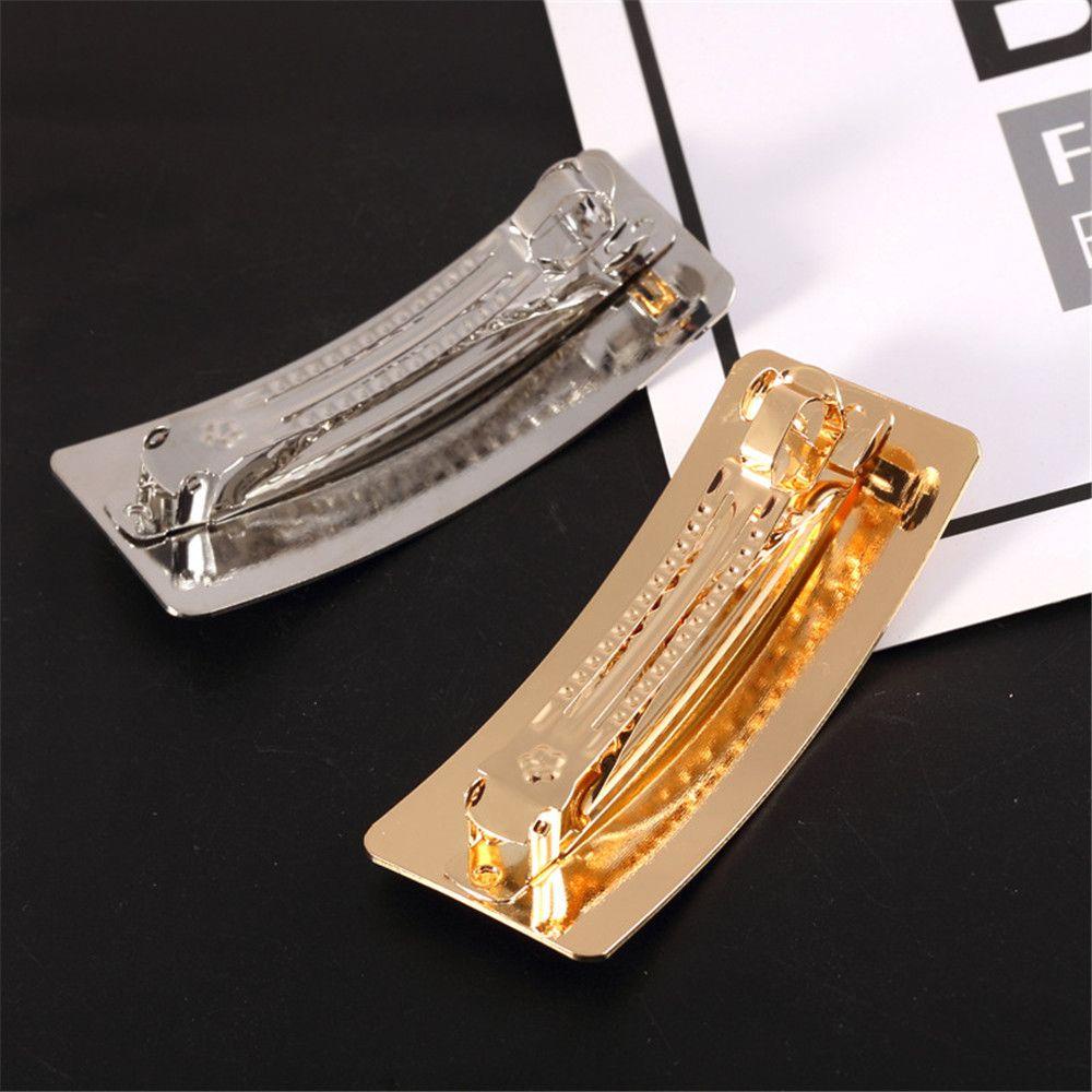 Kẹp Tóc Kim Loại Họa Tiết Hình Học Độc Đáo