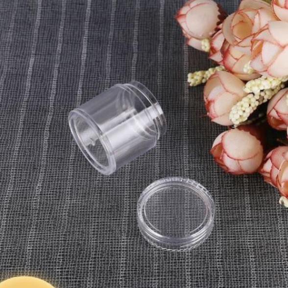 Hủ Đựng Kem ❤ RẺ VÔ ĐỊCH ❤ Hũ nhựa 10g thân cao nắp trong chiết mỹ phẩm , Hũ đựng kem , phụ kiện du lịch