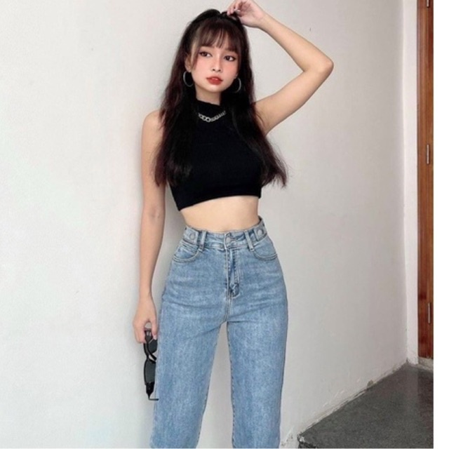 QUẦN JEANS ÔM BIGSIZE VNXK ✈️FREESHIP Quần Bò Nữ Body Siêu Giãn Lưng Cao Size Lớn