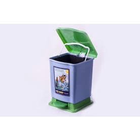 Thùng rác bật nắp 3 size Nhựa Việt Nhật, Thùng đựng rác văn phòng, phòng bếp có nắp đậy 8040
