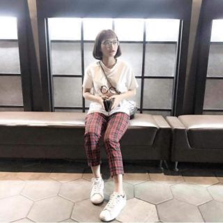 Quần Caro Plaid Pant Đỏ Đen