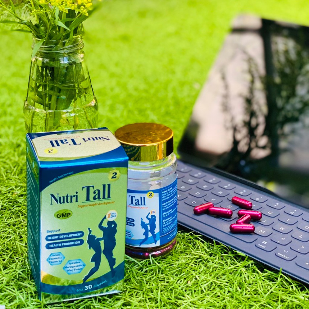 GIẢM 200k- Combo 6 hộp- Nutri Tall 2 Tăng Chiều Cao Cho Bé, Chuyên Biệt Phát Triển Chiều Cao Cho Bé Từ 8 - 18 Tuổi
