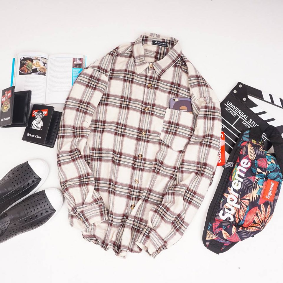 Áo sơ mi caro nam nữ City Cycle - Áo sơ mi nam dài tay Unisex kẻ caro Local Brand | BigBuy360 - bigbuy360.vn