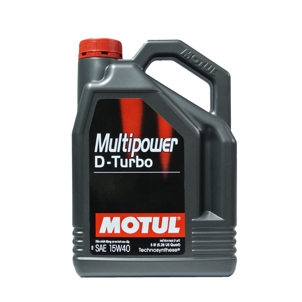 Nhớt ô tô máy dầu cao cấp Motul Multipower D-Turbo 15W40 CI-4 5L