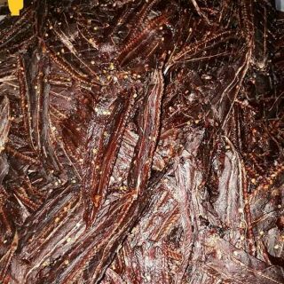 Khô cá lưỡi hú tẩm gia vị( cá kèo đỏ)  hộp 500gr