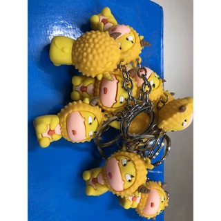 Móc treo chìa khoá nhựa dẻo ngộ nghĩnh cute cute ☘️