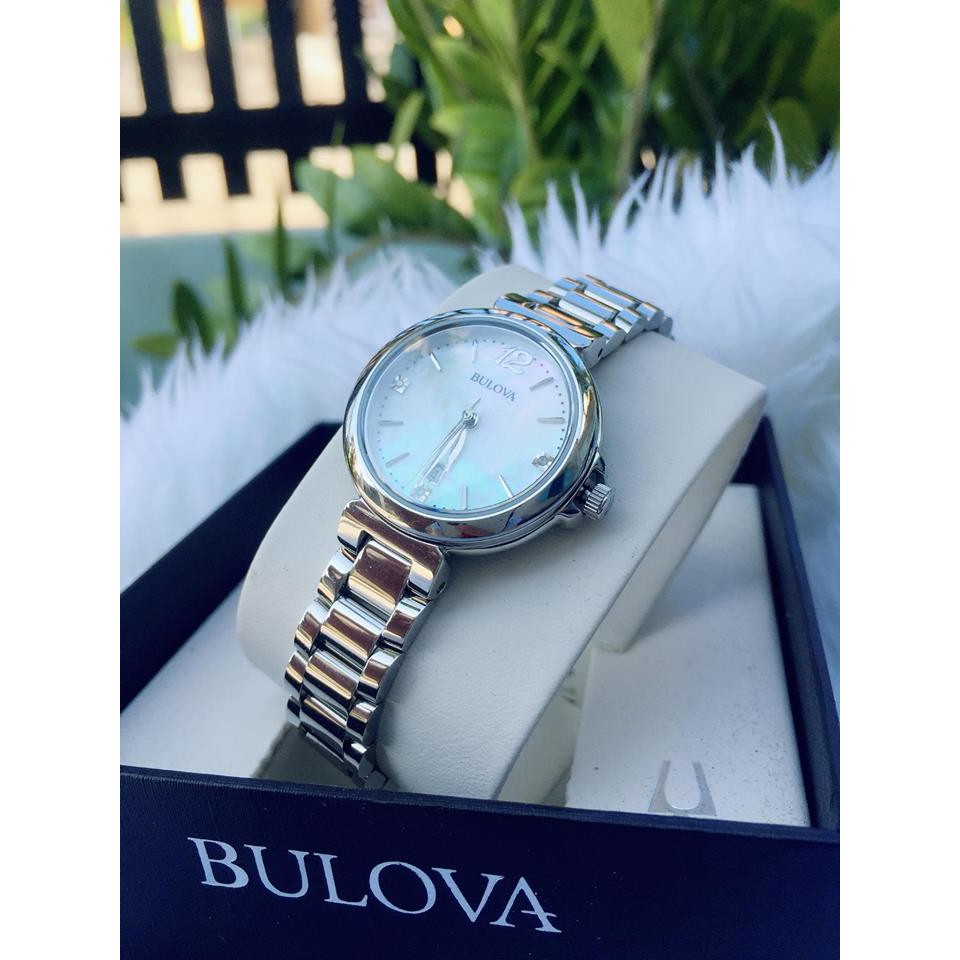 Đồng hồ nữ Bulova 96P149 - Máy Quartz Pin - Kính khoáng cứng