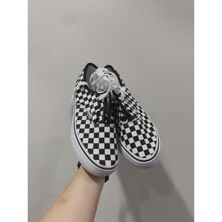G1[SẴN 38] Giày ulzzang basic kẻ caro đen trắng (ảnh thật ở cuối)