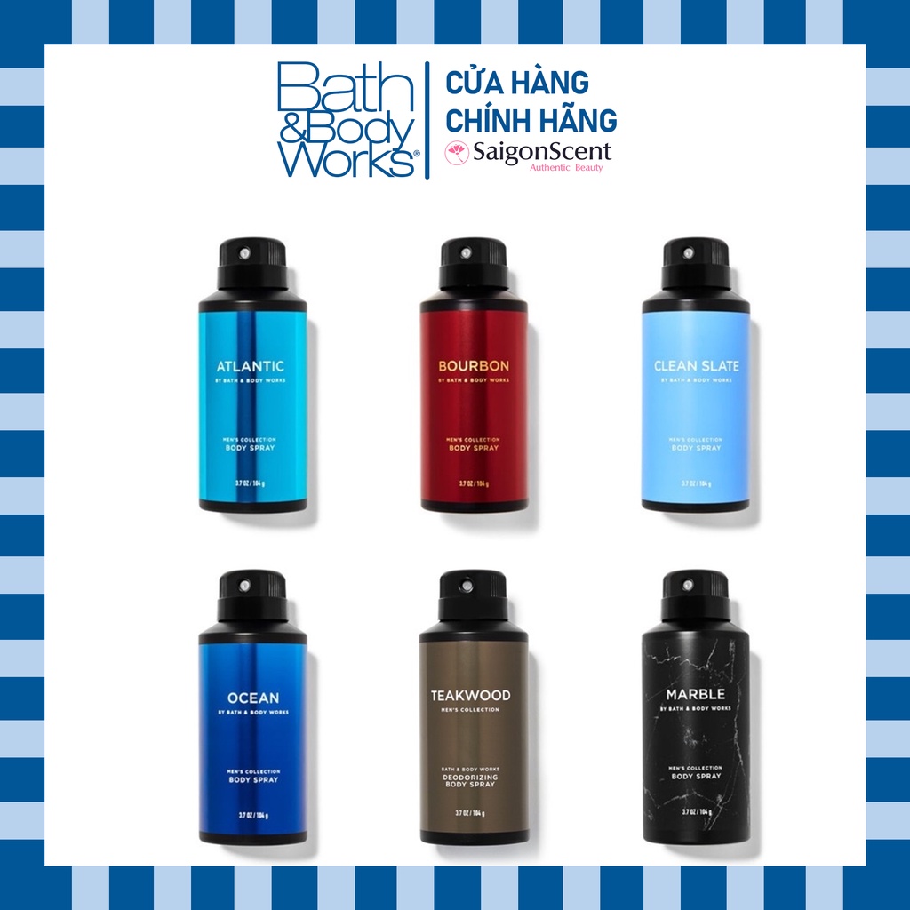 PHÂN LOẠI / Xịt thơm toàn thân cho nam Bath & Body Works / 104g