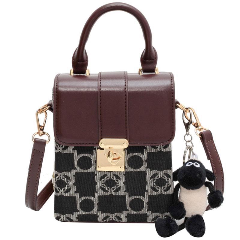 Túi Đeo Chéo Hình Vuông Nhỏ Độc Đáo Dễ Phối Đồ Thời Trang Cho Nữ