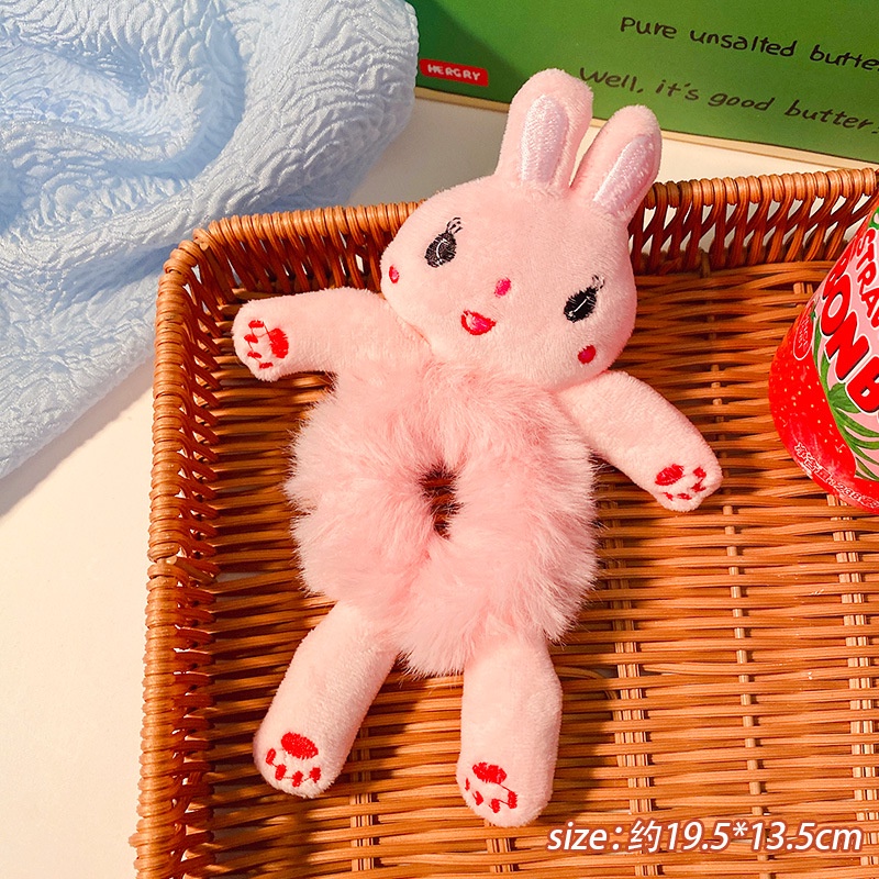 Dây buộc tóc co giãn nhiều họa tiết hoạt hình dễ thương tự chọn cho nữ