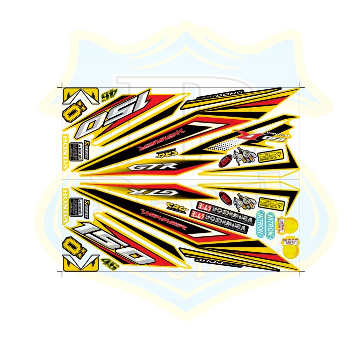 ( Quí khách vui lòng mang ra tiệm cho thợ dán ) Tem winner chế vàng