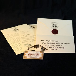 Bộ Phong Bì Và Phụ Kiện Phong Cách Harry Potter