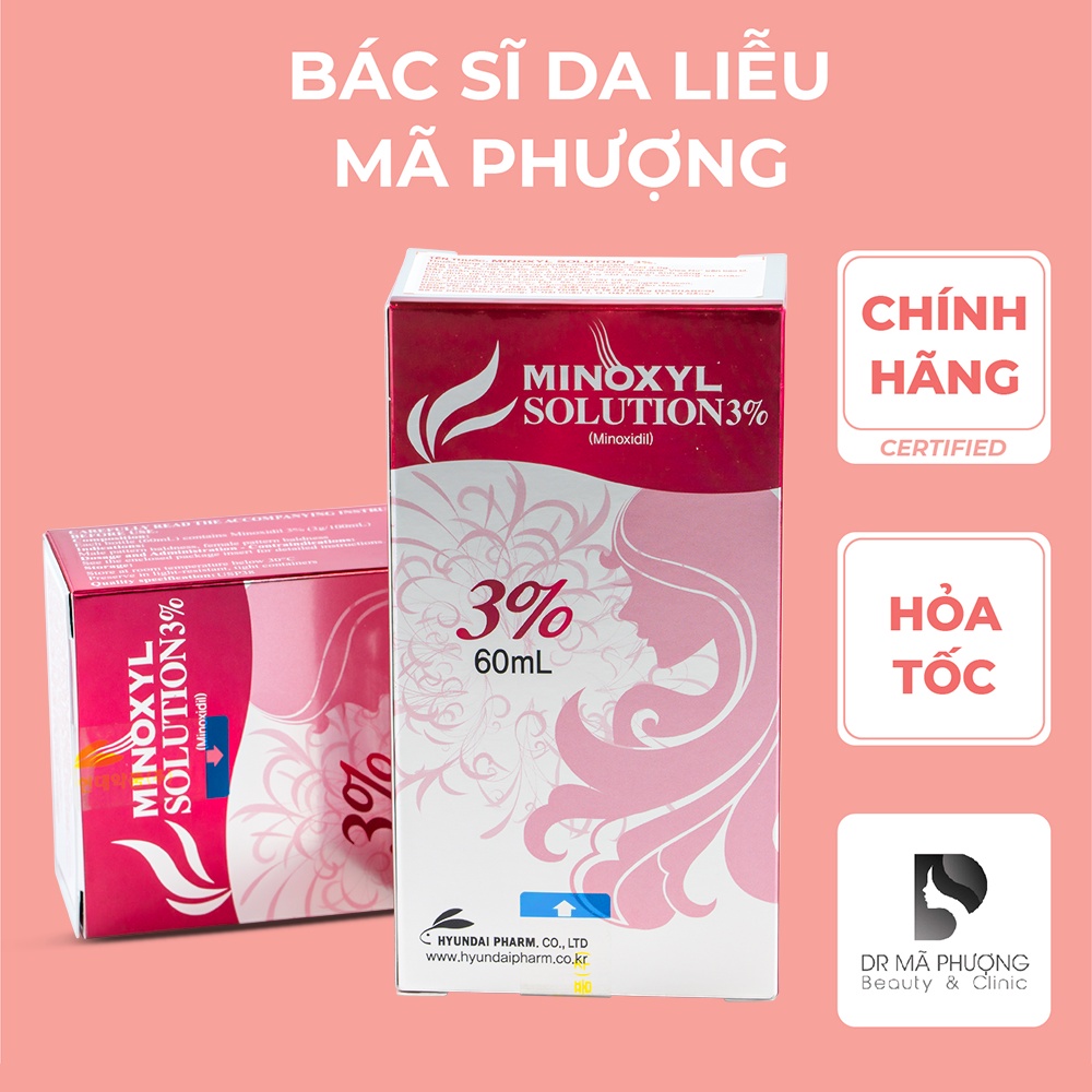 XỊT MỌC TÓC Minoxyl 3% hỗ trợ Mọc tóc