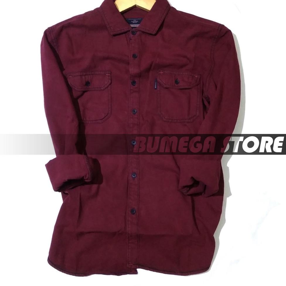 ⇂ Áo Sơ Mi DENIM Trơn Mới Nhất Nhập Khẩu Dài Tay