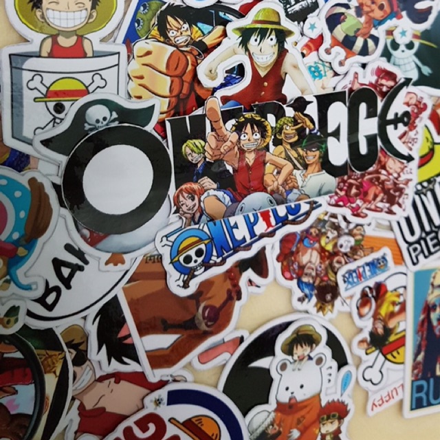 Decal dán xe hình ONE PIECE