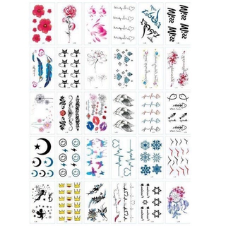 L1 Hình xăm nước hình xăm dán tatoo mini stickers phong cách Hàn Quốc cá tính dễ thương cute hot giá rẻ