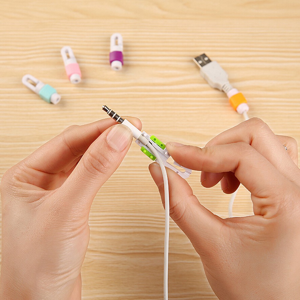 Set 2 Phụ Kiện Bảo Vệ Dây Cáp Tai Nghe Chống Đứt Gãy