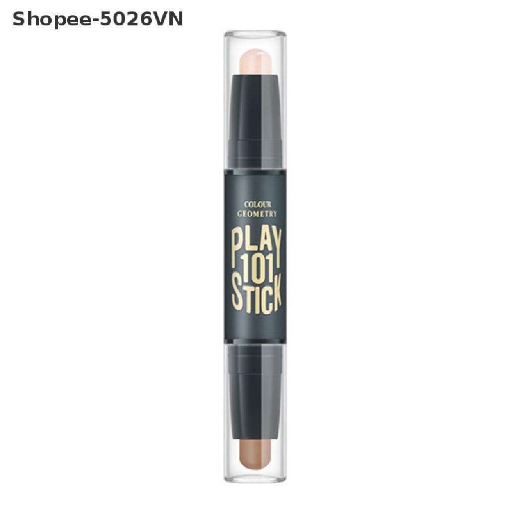 【Hot】 Double-head Makeup High V Face Concealer Contouring Bronzers Highs (F)