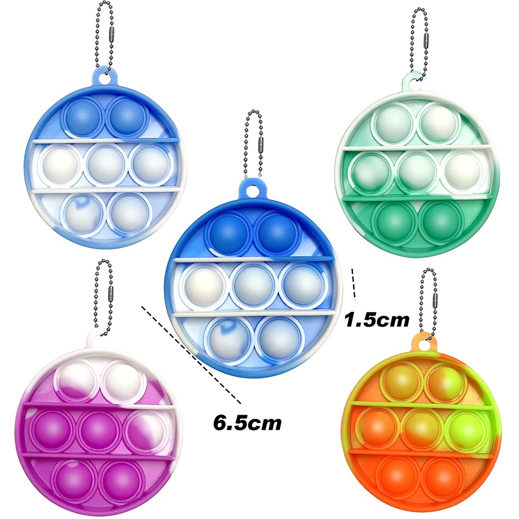 Móc Khóa Ấn Bong Bóng Giải Tỏa Căng Thẳng
