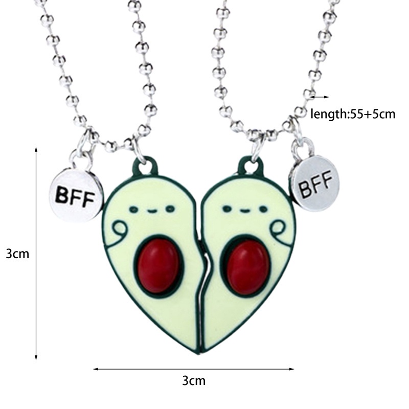 Vòng cổ mặt hình quả bơ dễ thương