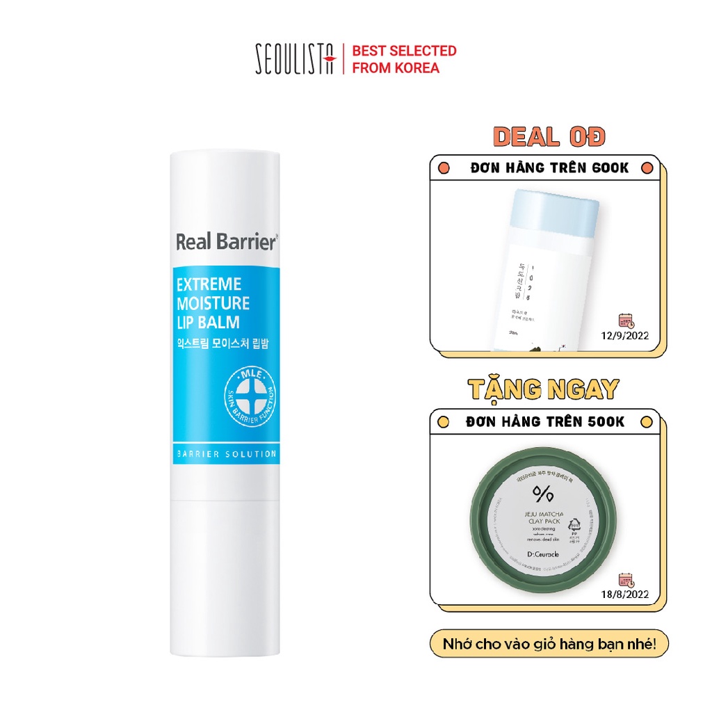 Son dưỡng cấp ẩm sâu Real Barrier Extreme Moisture Lip Balm 3.3g