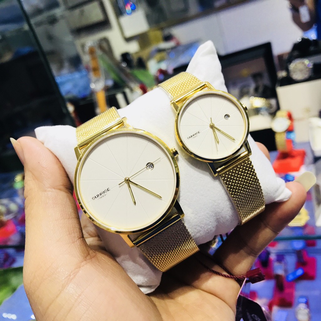 ĐỒNG HỒ CẶP ĐÔI NAM NỮ SUNRISE 2189 SA CHÍNH HÃNG - GIÁ 1 CHIẾC