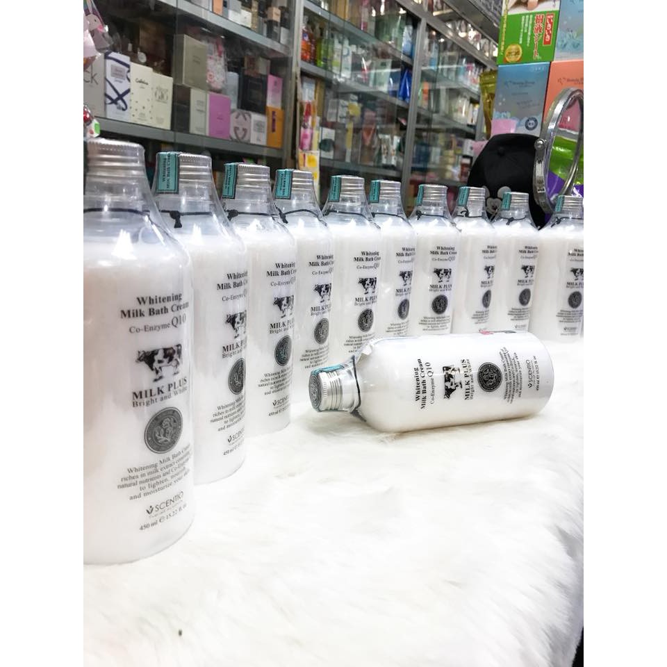 [Beauty Buffet] Sữa Tắm Beauty Buffet Scentio Milk Plus Whitening Q10 Bath Cream 450ml