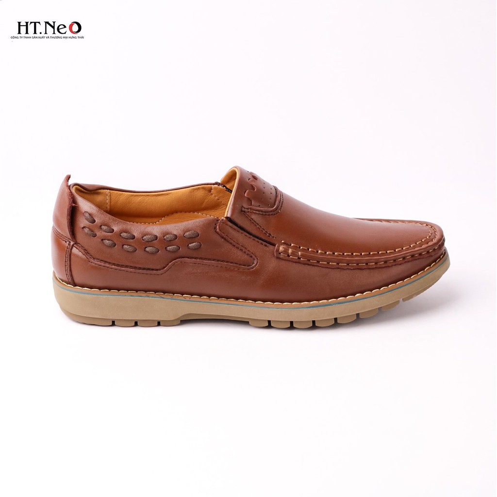 Giày lười nam HT.NEO 100% da bò mềm mại thấm hút mồ hôi, thiết kế sang trọng đày nam tính. kiểu dáng GM61