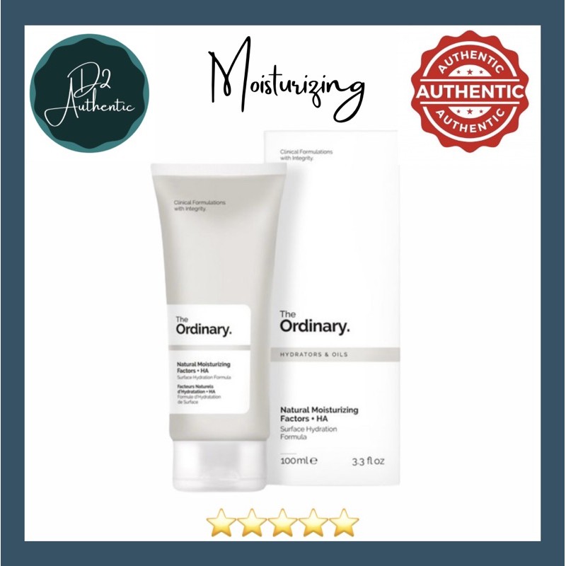 [Auth-kèm Bill] Kem dưỡng ẩm The Ordinary Natural Moisturizing Factors - HA (30ml+100ml)