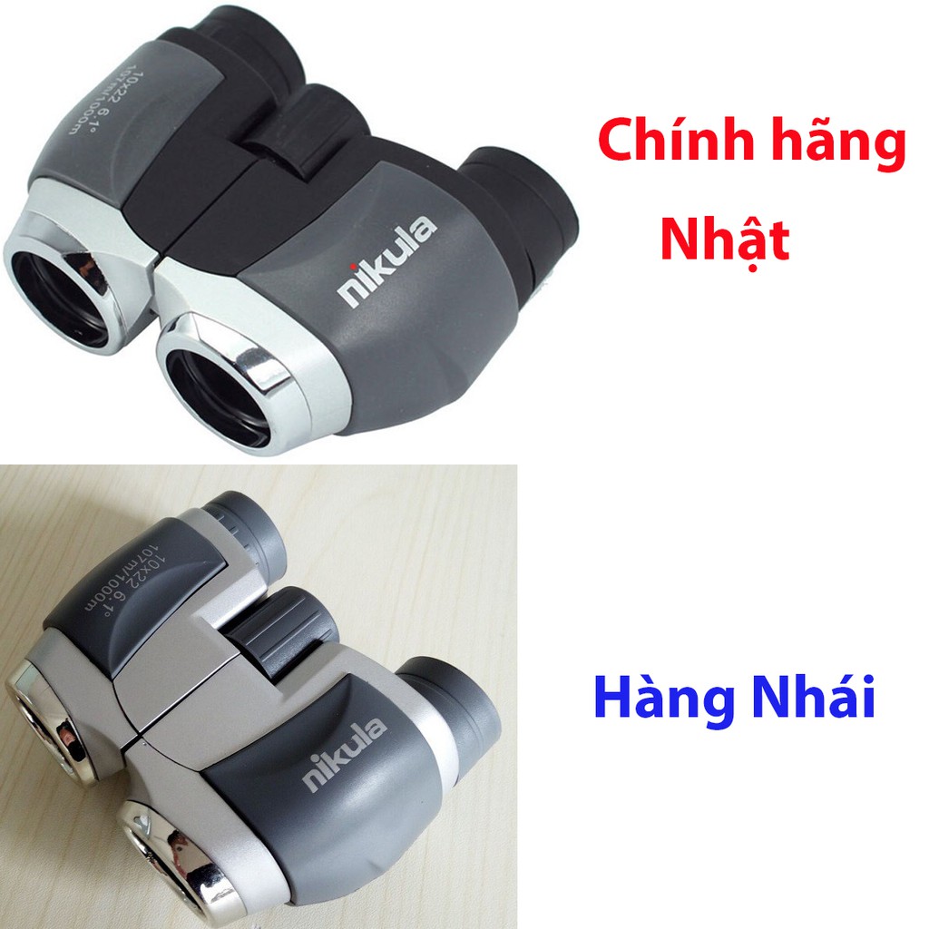 Ống nhòm 2 mắt Nikula 10x22 cao cấp, giá rẻ - Ống nhòm du lịch, dã ngoại, đi săn, quan sát xa