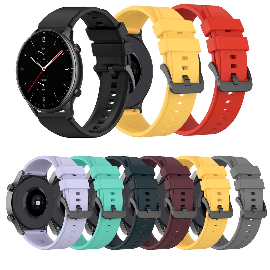 Dây Đeo Silicon 22Mm Cho Đồng Hồ Thông Minh Huami Amazfit GTR 2 42 47 GTR2 2E