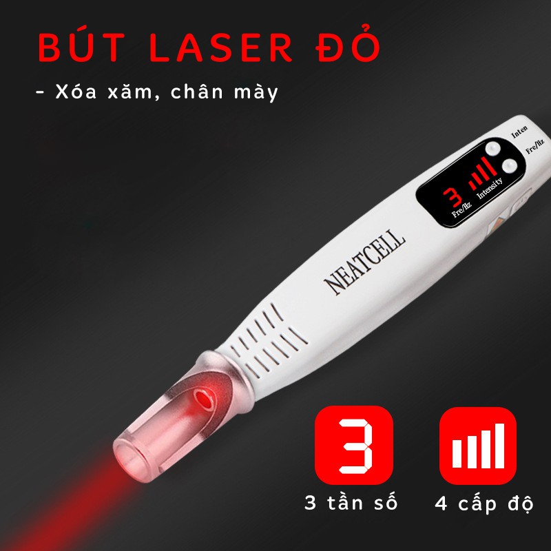 Máy Xóa Xăm, Nám, Tàn Nhan, Chân Mày Laser Mini NEATCELL