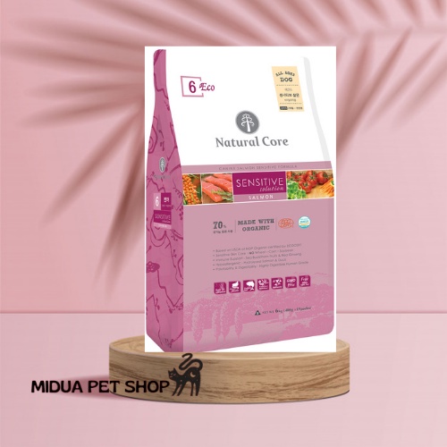 1kg thức ăn cho chó nhạy cảm vị cá hồi NATURAL CORE