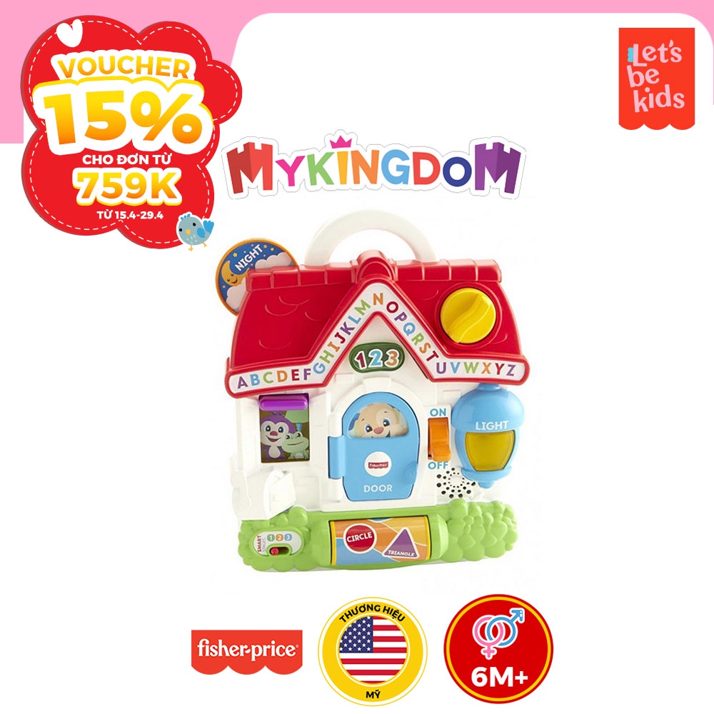 [Voucher giảm 15%] Bộ đồ chơi Ngôi nhà nhỏ của cún cưng Fisher Price FGW20