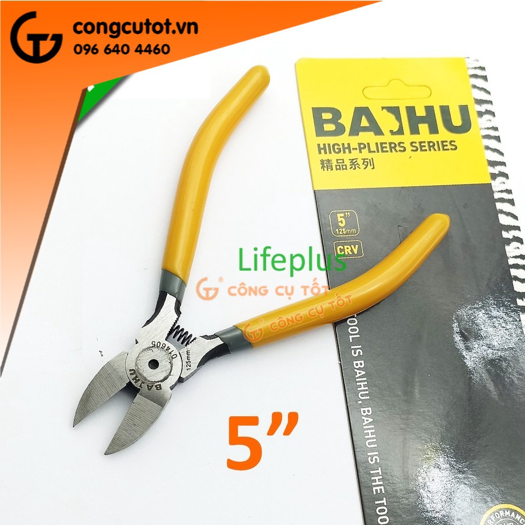 Kìm cắt nhựa lưỡi CrV BAIHU
