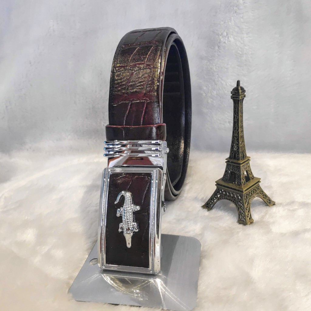 Thắt lưng nam - Dây nịt nam da bò vân cá sấu - ANANAS - NAM.DND02