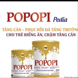 Sữa popopi pedia 400g cho bé từ 1-10 tuổi