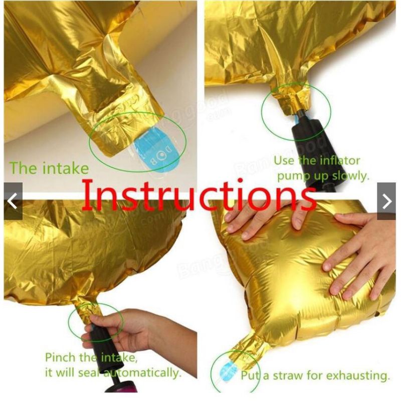 Bóng Chữ Cái Tông Màu Vàng Gold Size 16 Inch 40CM Loại 1 Trang Trí Sinh Nhật - K121