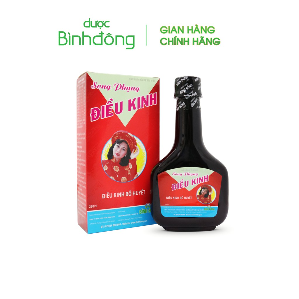 SONG PHỤNG ĐIỀU KINH - Thực phẩm bảo vệ sức khỏe hỗ trợ điều kinh bổ huyết, hết đau bụng kinh | BigBuy360 - bigbuy360.vn